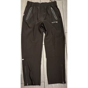 Free Country Mens Black Microtech Activewear Pants Size Medium NWT 4 Way Stretch